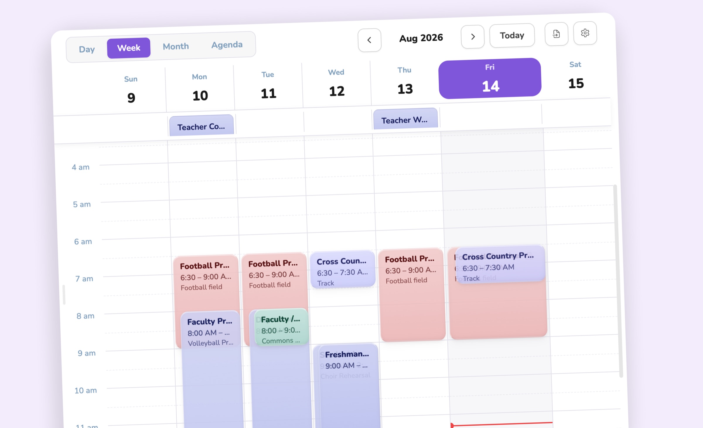 Scheduling